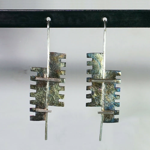 Boucles d’oreilles Argent et Bronze 75 | EMPREINTES Paris - EMPREINTES Paris