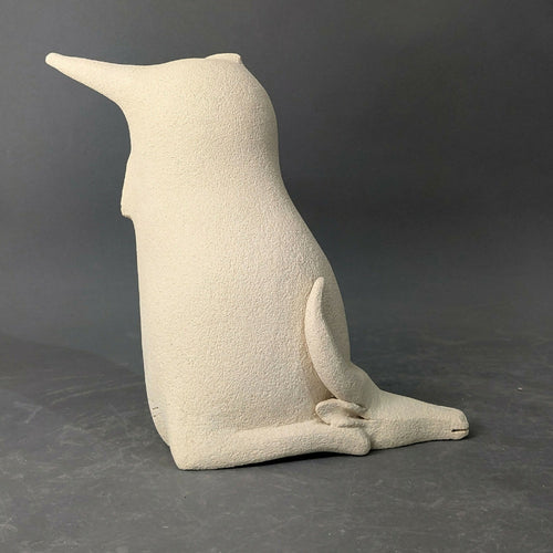 Sculpture Taureau Beige Clair Collection Shiga | EMPREINTES Paris - EMPREINTES Paris