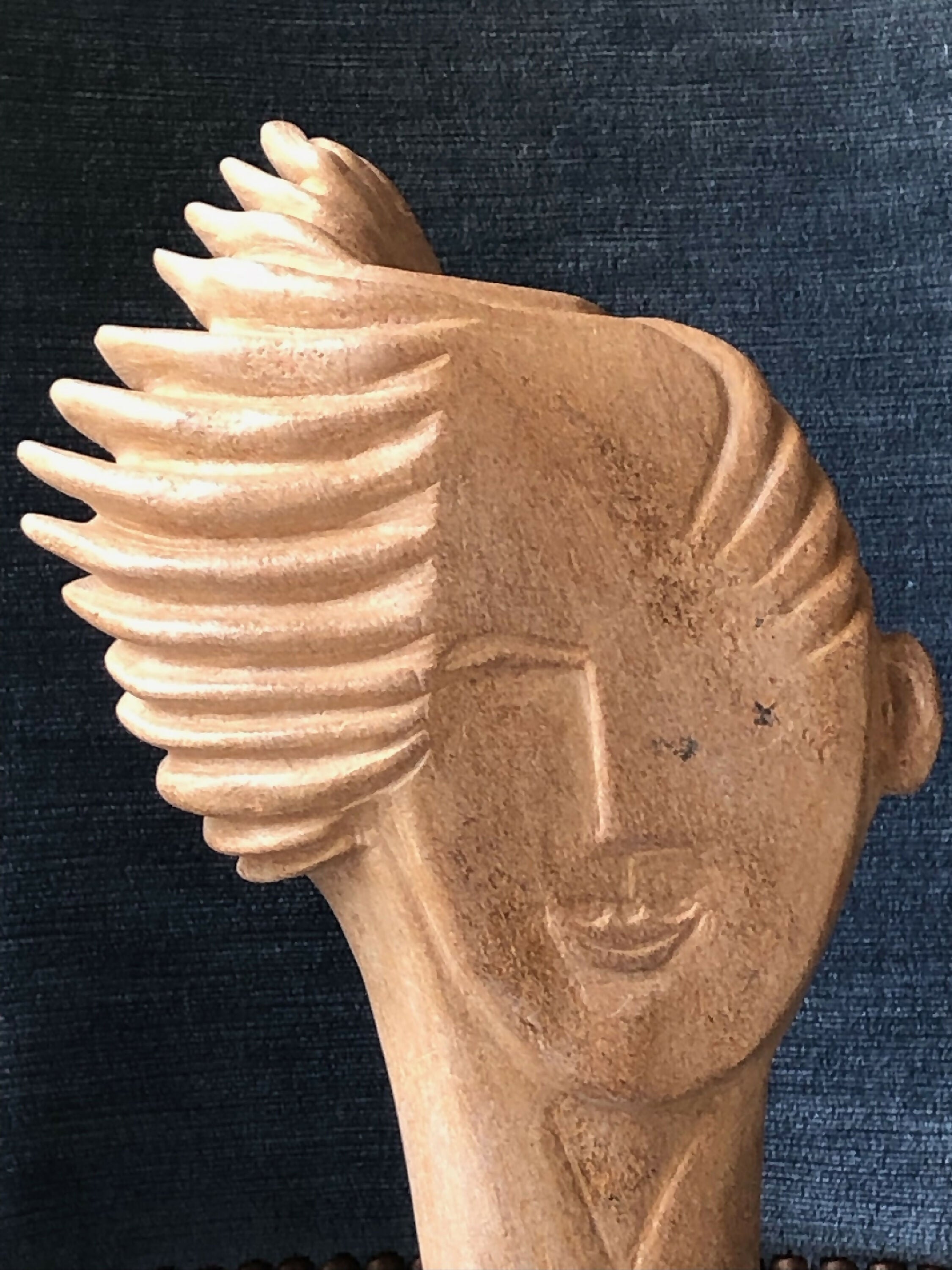 Symphonie, sculpture en stéatite terre de sienne | EMPREINTES Paris