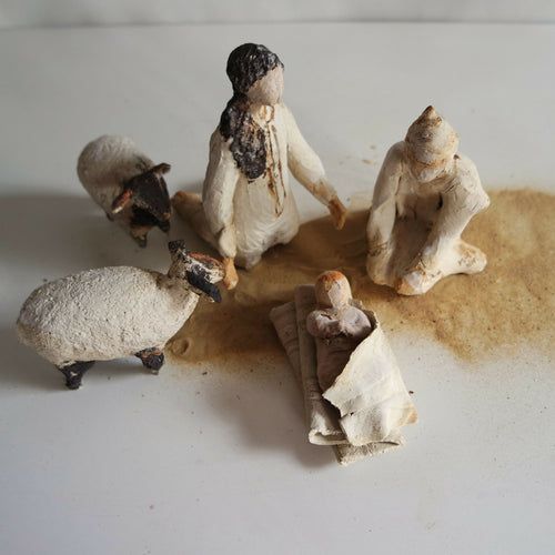 Sculptures Crèche de Noël aux moutons | EMPREINTES Paris - EMPREINTES Paris