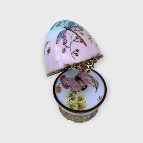 Oeuf musical libellule rose et bleu | EMPREINTES Paris - EMPREINTES Paris
