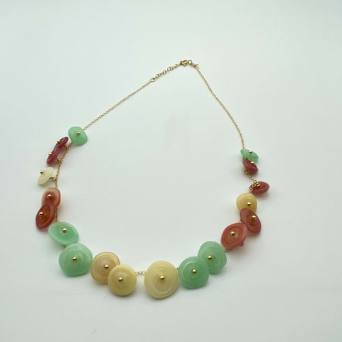 collier_de_perles_en_verre_opalescent_et_chaine_plaquee_or_lathoumetie_helene copie | EMPREINTES Paris - EMPREINTES Paris