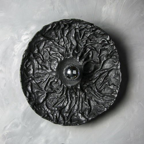 sculpture_murale_lumineuse_texturee_noire_metallisee_namib_s_kif_studio copie | EMPREINTES Paris - EMPREINTES Paris