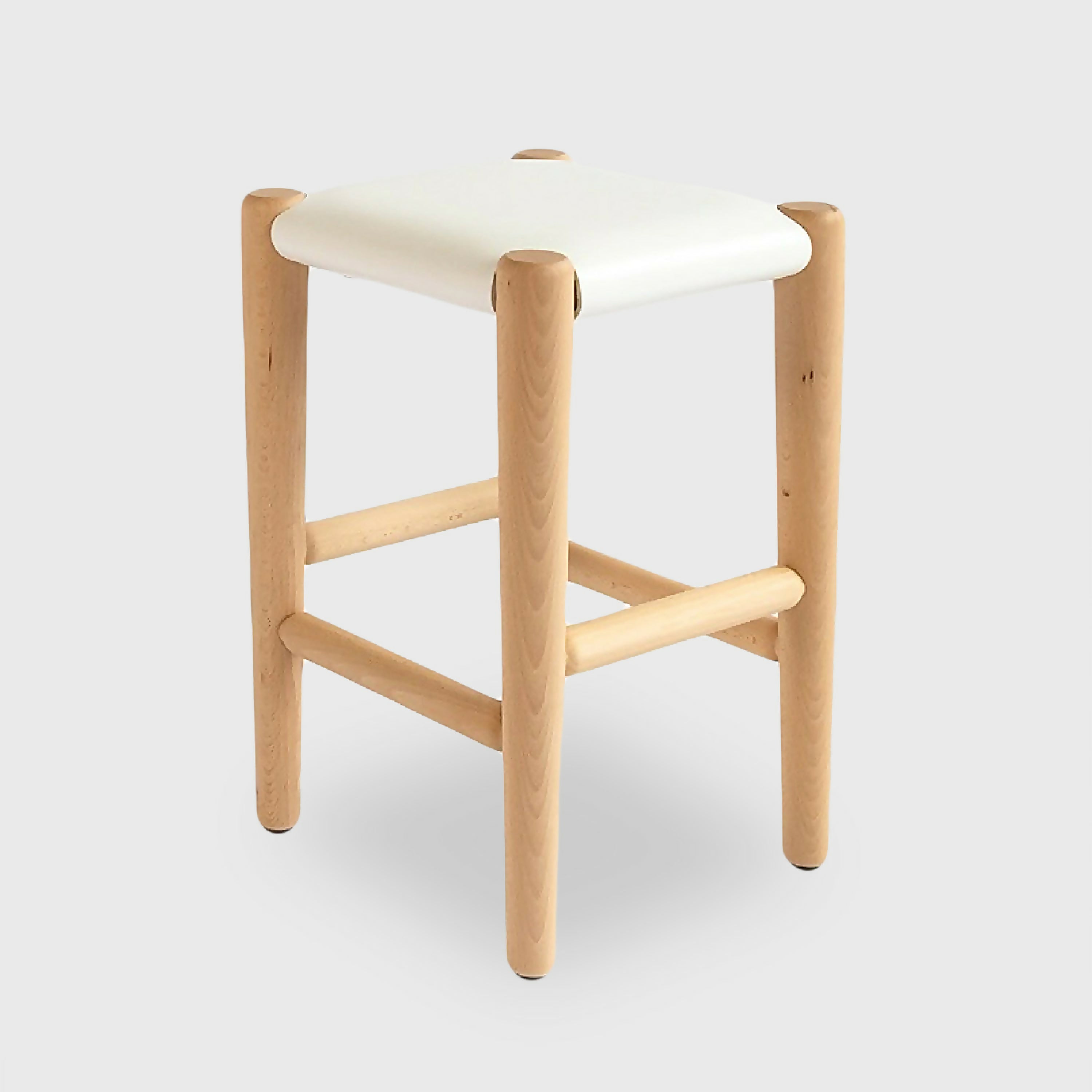 tabouret_s4_toulouse_cuir_blanc_temps_libre_virginie_lobrot copie | EMPREINTES Paris