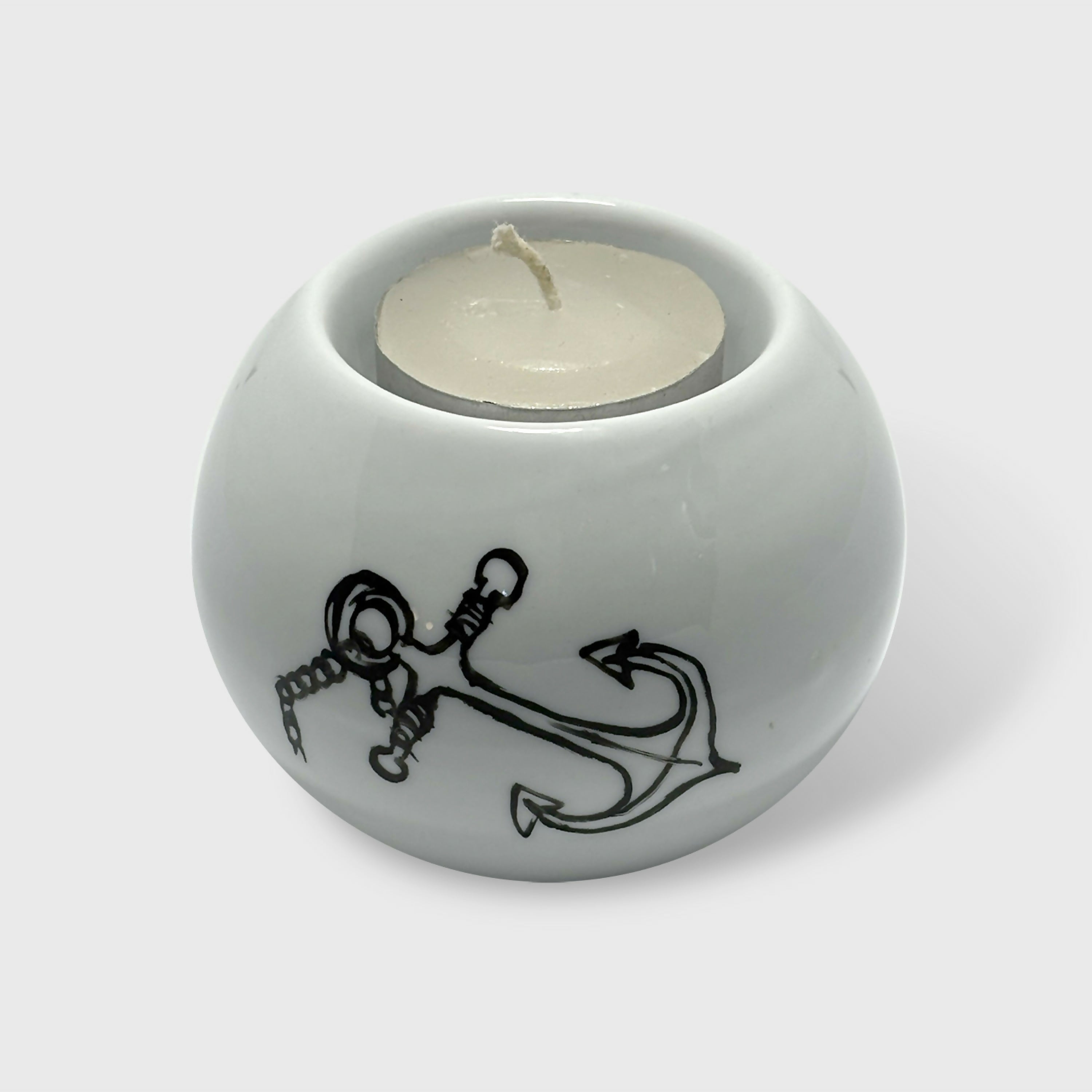 Bougeoir boule OCÉAN Ancre marine | EMPREINTES Paris