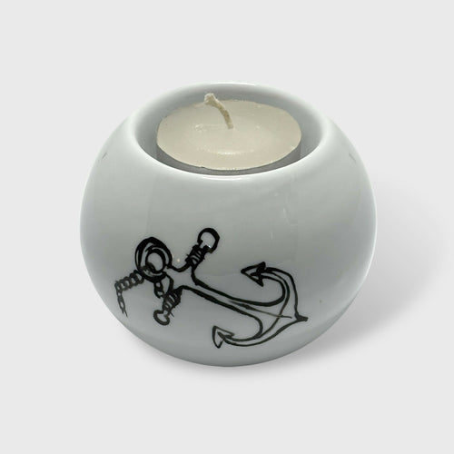 Bougeoir boule OCÉAN Ancre marine | EMPREINTES Paris - EMPREINTES Paris