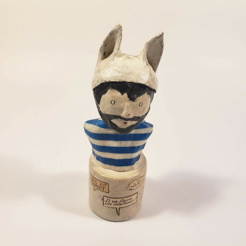 Sculpture papier Boby | EMPREINTES Paris - EMPREINTES Paris