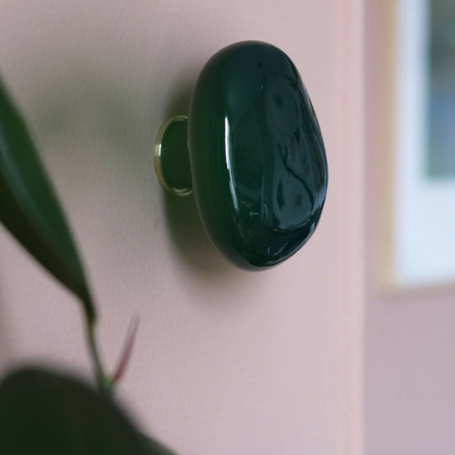 Patère Agate vert Alhambra | EMPREINTES Paris - EMPREINTES Paris