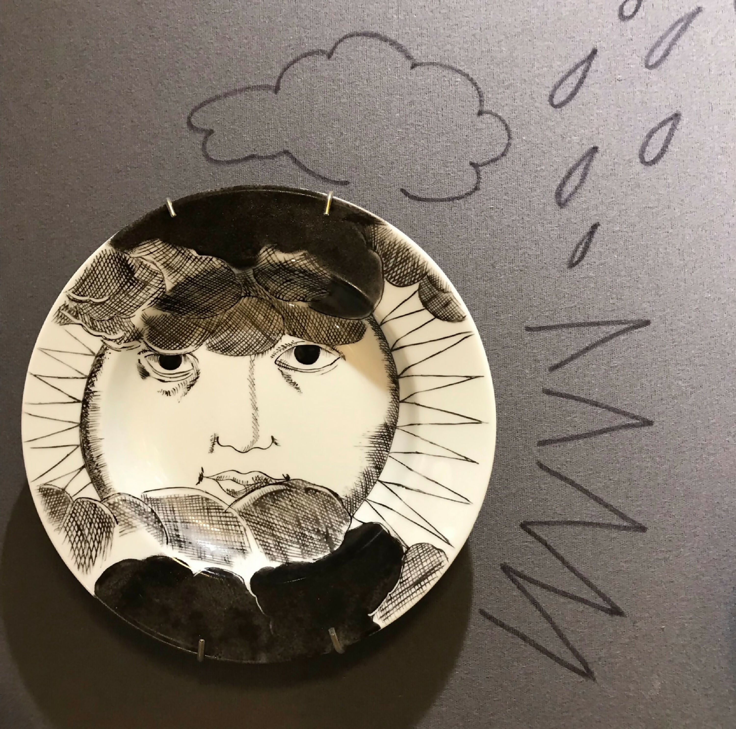 Assiette soleil et nuages | EMPREINTES Paris