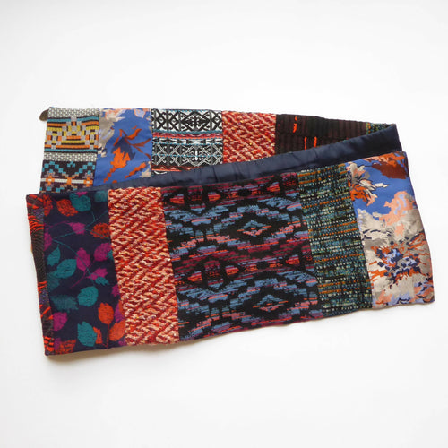 Écharpe hivernale - Multico rouge | EMPREINTES Paris - EMPREINTES Paris