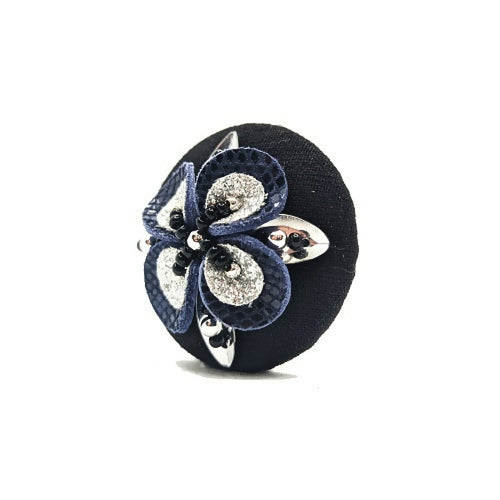 Broche aimantée Tréfle Bleu | EMPREINTES Paris - EMPREINTES Paris