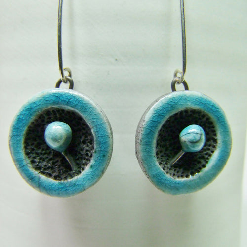 Boucles d'oreilles Miro bleues | EMPREINTES Paris - EMPREINTES Paris