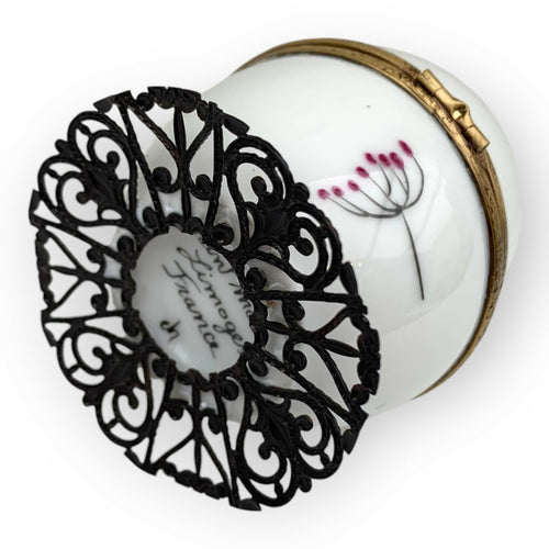 chouette_hibou_owl_automne_marron_foret_fleur_floral_cadeau-decoration_paques_automate_oeuf-style-faberge_pastel_cadeau-naissance_bebe_fete-des-meres_noce-porcelaine_limoges_enfantin_romantique_original_oeuf-collection_boite-a-musique_oeuf-musical_fanex-france | EMPREINTES Paris - EMPREINTES Paris