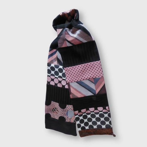 Écharpe bijou - Graphique rose | EMPREINTES Paris - EMPREINTES Paris