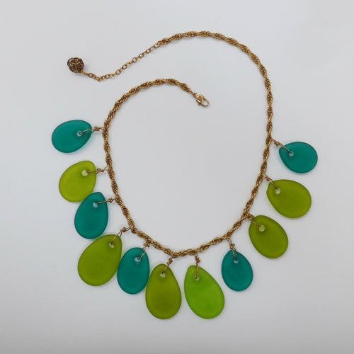 Collier GALET VERT E1013 | EMPREINTES Paris - EMPREINTES Paris