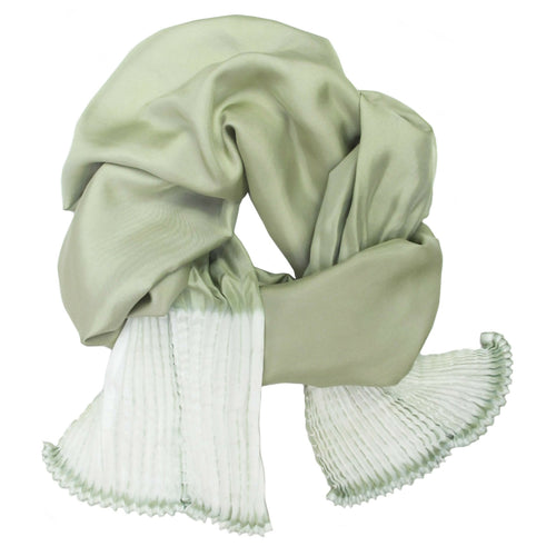 Écharpe Midi Plissée Twill de soie BOUPLIBOU 037 | EMPREINTES Paris - EMPREINTES Paris