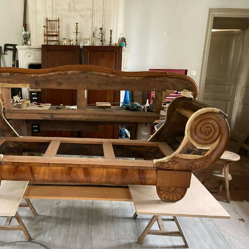 Canapé Biedermeier - atelier moulin copie | EMPREINTES Paris - EMPREINTES Paris