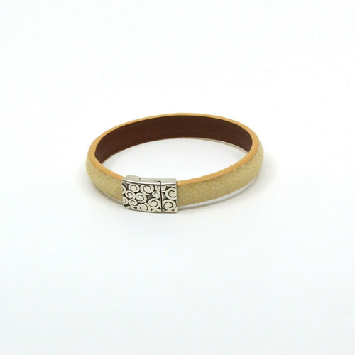 bracelet_en_galuchat_ivoire_fermoir_eole_sylvie_zarnowski copie | EMPREINTES Paris - EMPREINTES Paris