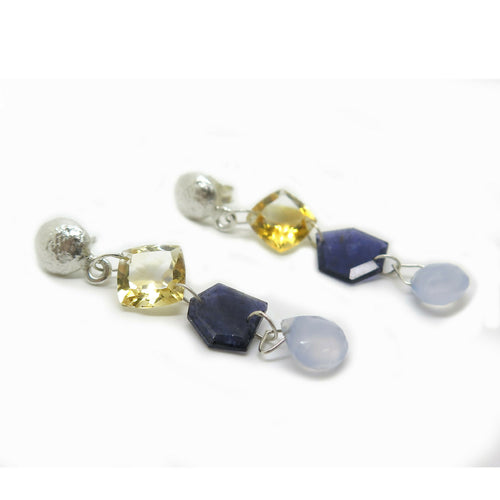 Boucles d’oreilles Argent et pierres fines | EMPREINTES Paris - EMPREINTES Paris