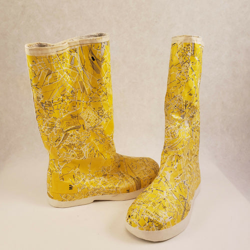 sculpture_papier_de_bottes_jaunes_laurence_lehel copie | EMPREINTES Paris - EMPREINTES Paris