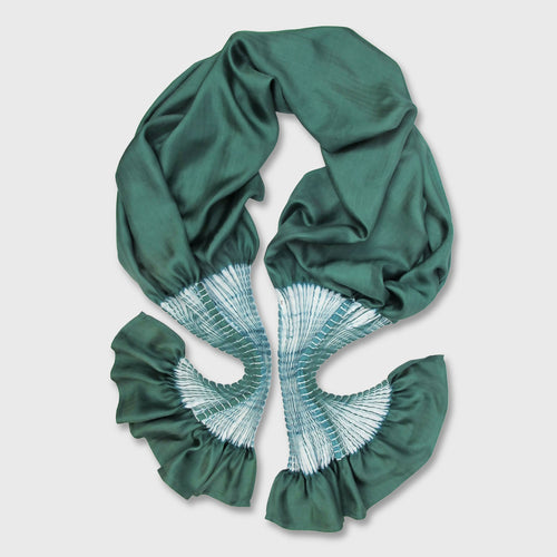 Echarpe Midi Plissée Twill de Soie PLISSENPLI | EMPREINTES Paris - EMPREINTES Paris