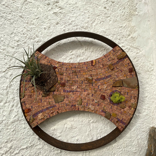 tableau_vegetal_mosaique_ocre_guislaine_carrier copie | EMPREINTES Paris - EMPREINTES Paris