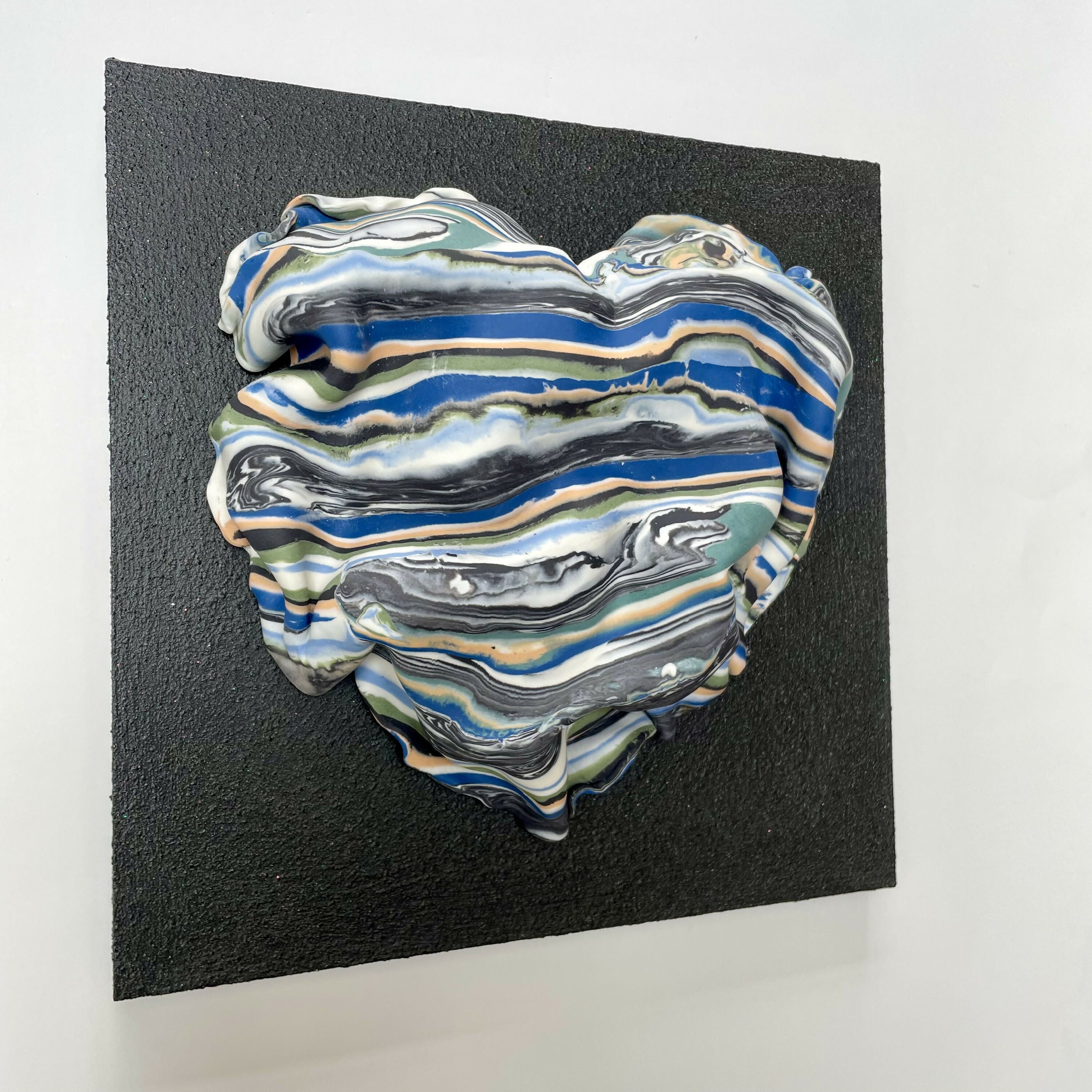 Bas relief tableau collection Cœur porcelaine Nériage1 | EMPREINTES Paris