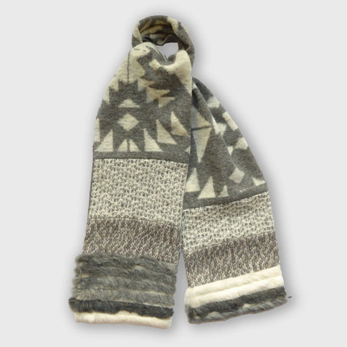 Écharpe hivernale - gris glacier | EMPREINTES Paris - EMPREINTES Paris