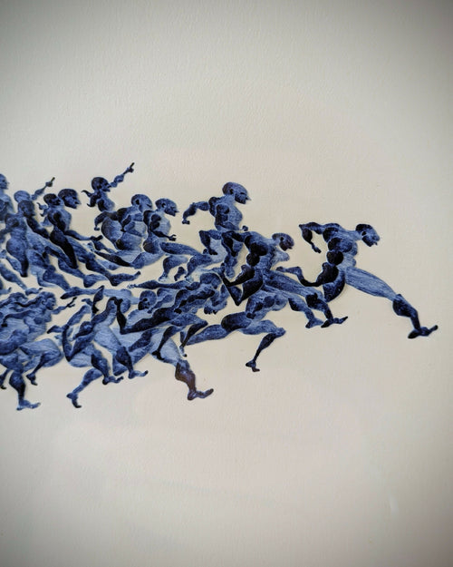 Estampe d'art - La Course III - Version Chromatique | EMPREINTES Paris - EMPREINTES Paris