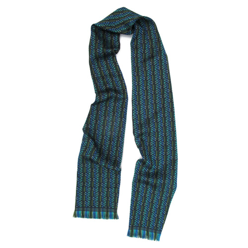 echarpe_etroite_laine_soie_multico_marine_infini_sophie_guyot_soieries copie | EMPREINTES Paris - EMPREINTES Paris
