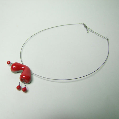 Collier Niki rouge | EMPREINTES Paris - EMPREINTES Paris