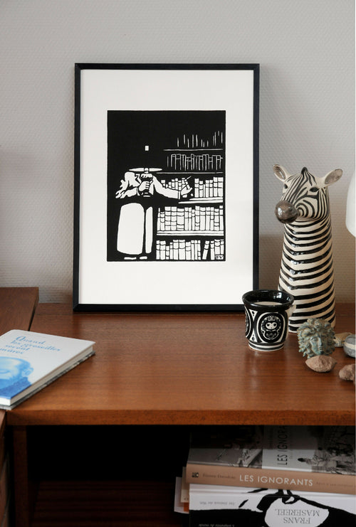 felix_vallotton_le_bibliophile_serigraphie_le_trou_de_la_serrure copie | EMPREINTES Paris - EMPREINTES Paris