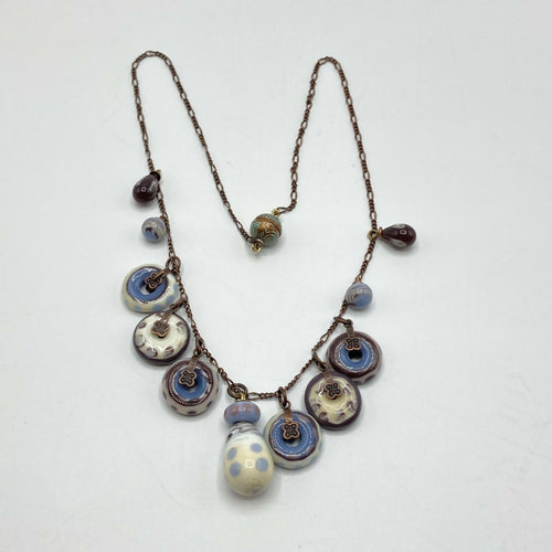 Collier Soraya bleu | EMPREINTES Paris - EMPREINTES Paris