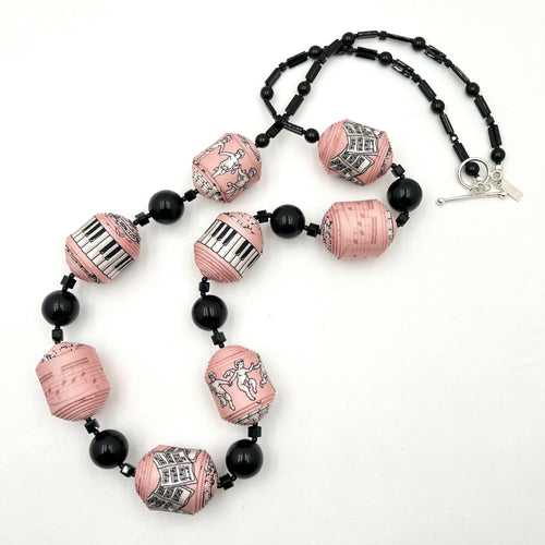 Sautoir Piano rose | EMPREINTES Paris - EMPREINTES Paris