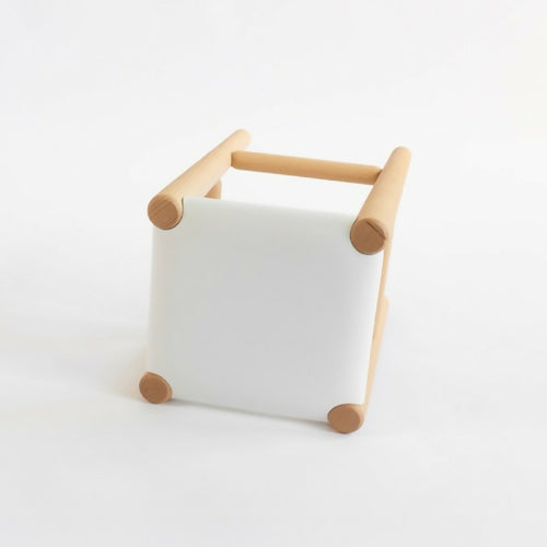 tabouret_s4_toulouse_cuir_blanc_temps_libre_virginie_lobrot copie | EMPREINTES Paris - EMPREINTES Paris