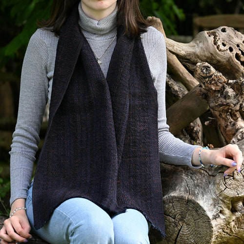 echarpe_noire_de_jais_creation_tissages_francois_vieillard copie | EMPREINTES Paris - EMPREINTES Paris