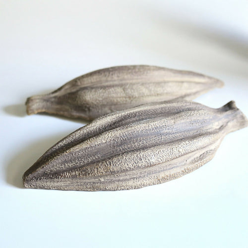 Boîte cabosse de cacao en grès | EMPREINTES Paris - EMPREINTES Paris