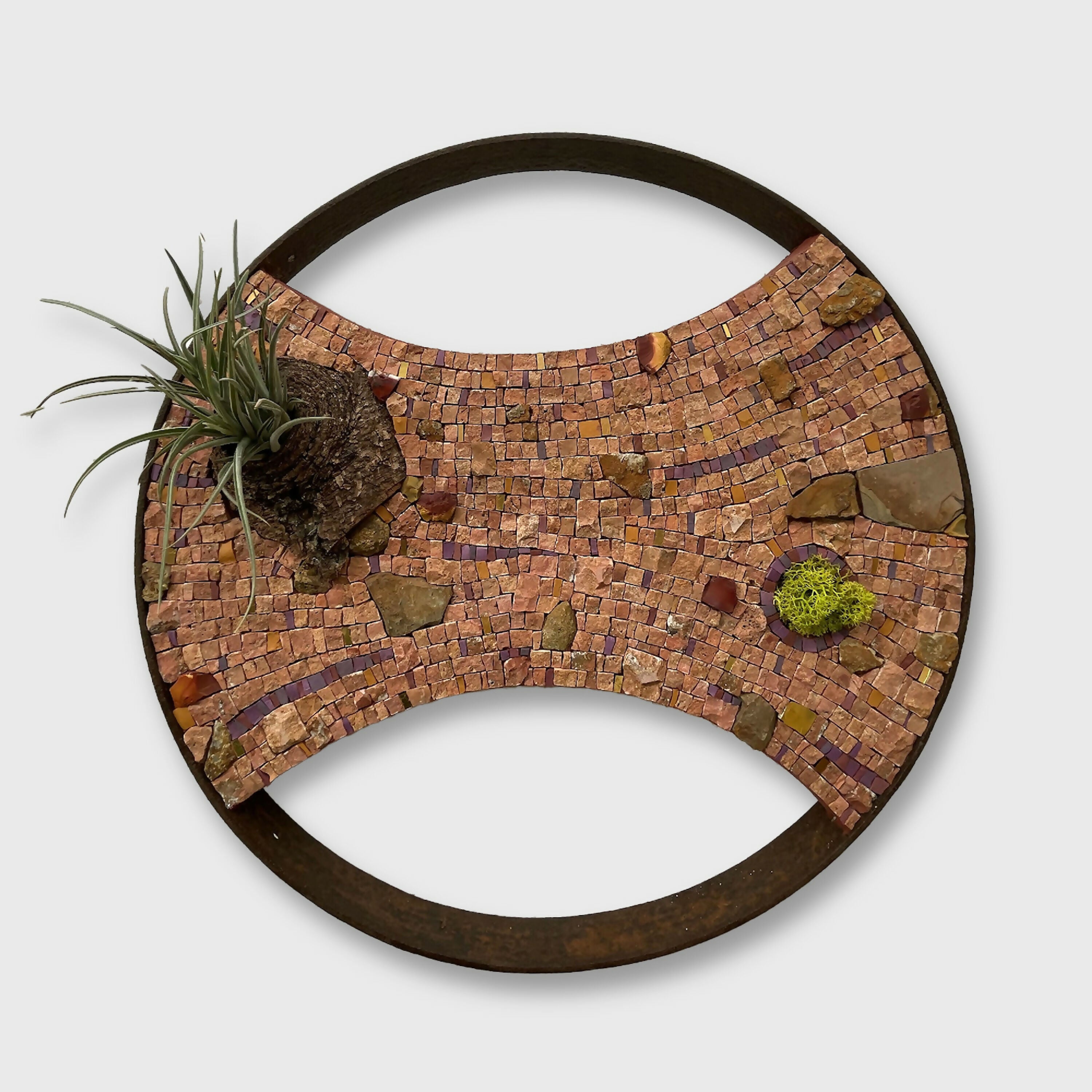 tableau_vegetal_mosaique_ocre_guislaine_carrier copie | EMPREINTES Paris