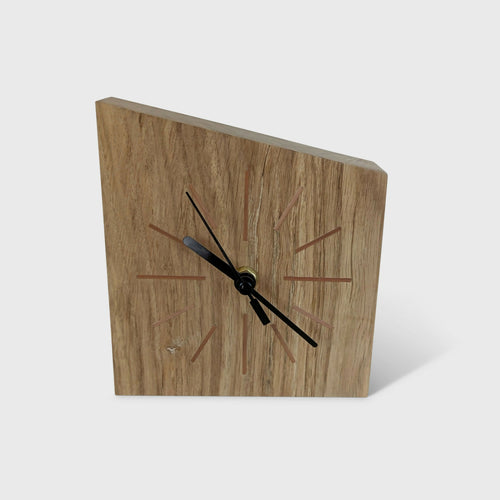 horloge_de_bureau_en_chene_massif_et_marqueterie_de_paille_cuivre_jerome_ebenisterie | EMPREINTES Paris - EMPREINTES Paris