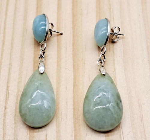 Boucles d'oreilles Jade 1 | EMPREINTES Paris - EMPREINTES Paris