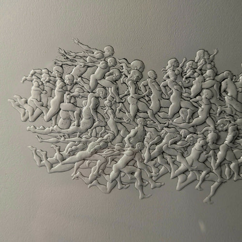 Estampe d'art - La Course III - Version rehausse d'argent | EMPREINTES Paris - EMPREINTES Paris