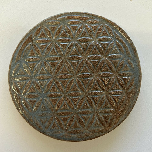 Fleur de vie en grès (67mm environ) | EMPREINTES Paris - EMPREINTES Paris