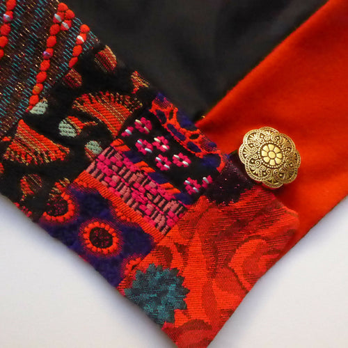 Col en laine vermillon | EMPREINTES Paris - EMPREINTES Paris