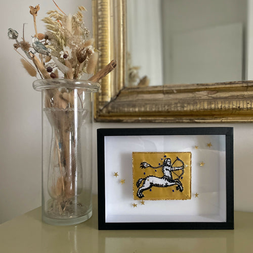 Tableau brodé SAGITTARIUS | EMPREINTES Paris - EMPREINTES Paris