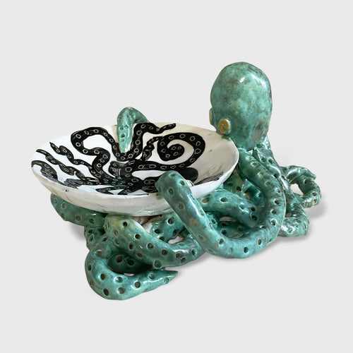 Coupe au poulpe vert bronze | EMPREINTES Paris - EMPREINTES Paris