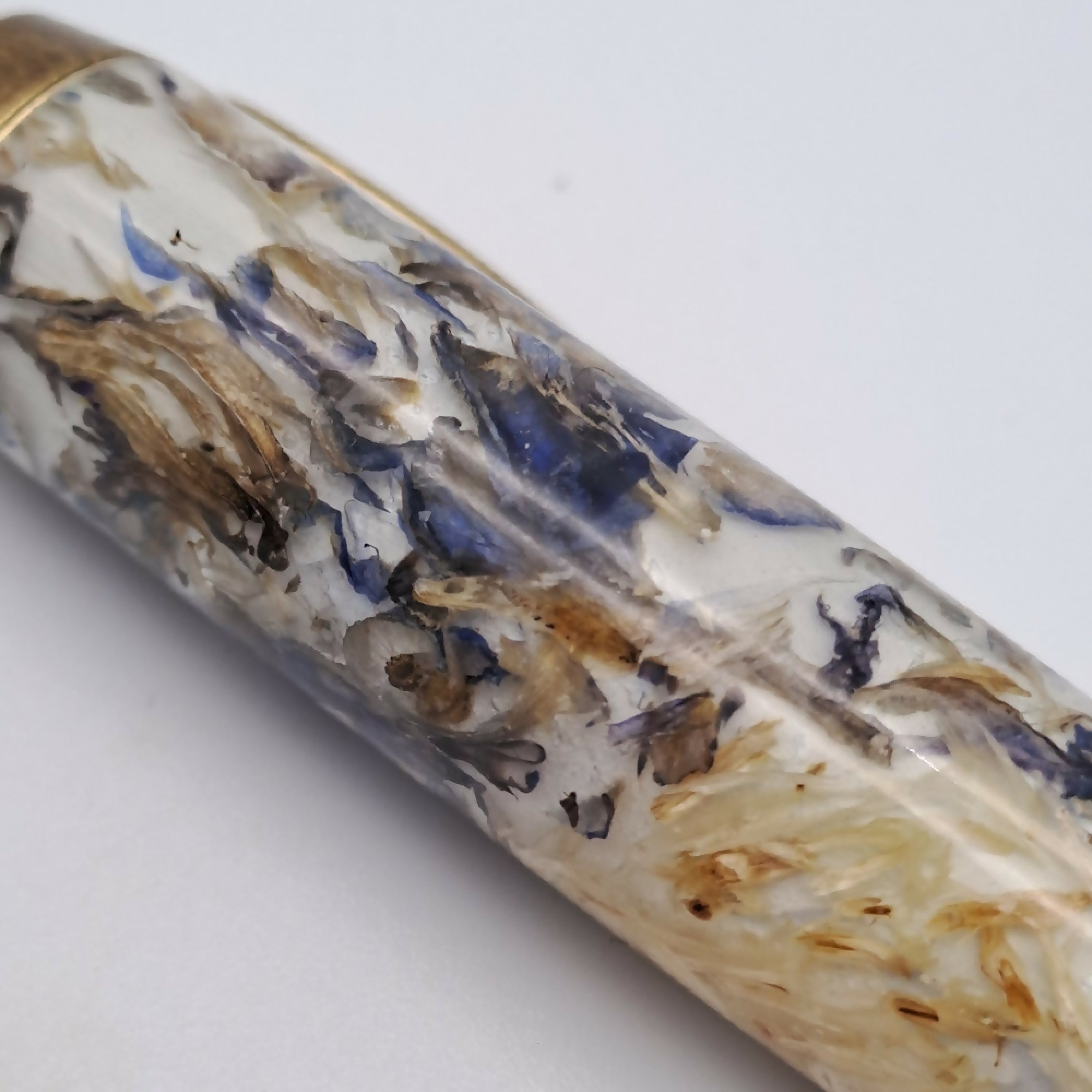 Roller fleuri de centaurées et de roses G144 | EMPREINTES Paris