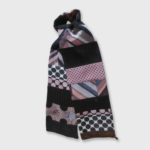 Écharpe bijou - Graphique rose | EMPREINTES Paris - EMPREINTES Paris