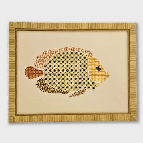 tableau_poisson_paille_carole_bonneau copie | EMPREINTES Paris - EMPREINTES Paris