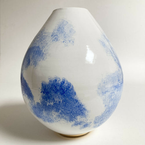 Vase Sérénité bleu Or | EMPREINTES Paris - EMPREINTES Paris