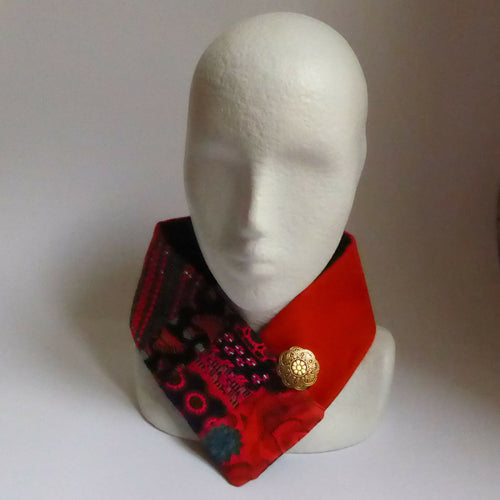 Col en laine vermillon | EMPREINTES Paris - EMPREINTES Paris